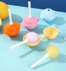 Lollipop Kreative Kindliche Eisform Hausgemachte Eis am Stiel Eis gitter Whisky Cocktail Runde Eisform - Product Image 1