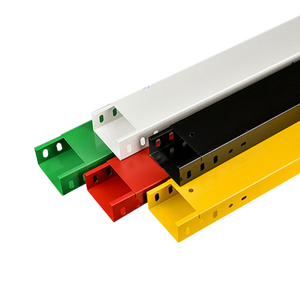 Bandeja de Cables de Acero con Recubrimiento en Polvo Rojo Resistente al Fuego para Cableado Eléctrico en Fábricas, Tamaño Personalizado - Product Image 1
