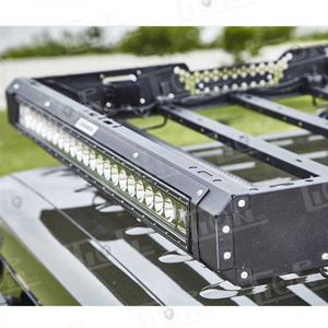 Có Thể Điều Chỉnh Phổ Xe Roof Rack Heavy-<span class=keywords><strong>Duty</strong></span> Sắt Thép Với Đèn LED Hành Lý Tàu Sân Bay Cho Dễ Dàng Hành Lý Cài Đặt - Product Image 4