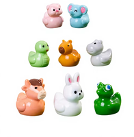 Miniatures d'animaux en résine en gros : Figurines 3D de Capybara, Serpent, Grenouille, Cochon, Éléphant, Lapin pour Détaillants, Boutiques de Cadeaux et Projets DIY