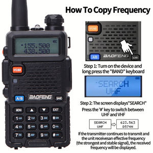 BaoFeng 에어 밴드 UV-5RX NOAA 128 채널을 UV-5RX 멀티 밴드 양방향 라디오 AM108-136MHz 1800mAh 5 와트 파워 워키토키 UV-5RX