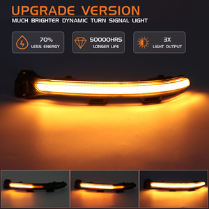 Clignotants dynamiques à LED de qualité supérieure pour VW <span class=keywords><strong>Golf</strong></span> <span class=keywords><strong>7</strong></span> <span class=keywords><strong>7</strong></span>.5 GTI Jetta MK7, clignotants séquentiels pour rétroviseurs, en stock aux États-Unis - Product Image 2