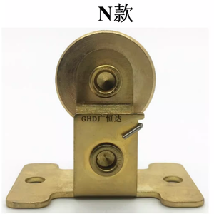 Rueda de latón conductor sólido, accesorio de línea de montaje de cadena de doble velocidad, <span class=keywords><strong>cepillo</strong></span> conductor para línea de producción, ruedas giratorias - Product Image 1