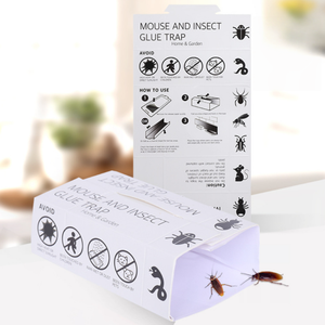 Piège à colle pour souris et insectes domestiques, carte adhésive en papier pour attraper et tuer les nuisibles - Product Image 1