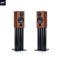 Enceintes bibliothèque en bois ProAc Response D2 Hi-Res Audio avec woofer de 6,5 pouces, stéréo 2.0 filaire pour musique Hi-Fi