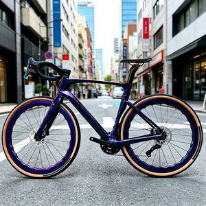 Gravel Bike V3 Carbon Fibre Racing Road Wireless Electronic Gear Shifting 13-Speed Hydraulic Disc 700*40c Men Ergonomic Saddle - Product Image 1