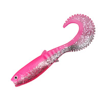 Leurres de pêche souples bioniques multi-segments réalistes avec queues torsadées, appâts artificiels, pack en gros, imitations de poissons, vente en gros