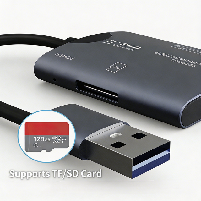 High-Speed UHS-II SD/TF Card USB-C Multi-Function Memory Card Adapter Supports Camera, Phone, and Computer Video/Photo Transfer