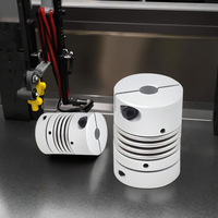 Accouplement à soufflet en alliage d'aluminium hautement sensible et hautement compensatoire, type pince (ZS3-C) pour machine-outil CNC - Marque Fan-QIANRUI 1