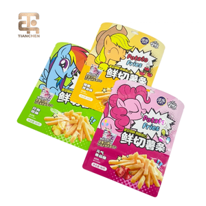 ถุงพลาสติก TC PET/VMPET/PE ป้องกันความชื้น แบบตั้งได้ เกรดอาหาร บรรจุภัณฑ์แบบกำหนดเอง สำหรับมันฝรั่งทอด ผักกรอบ ขนมขบเคี้ยว ทนความร้อน - Product Image 2
