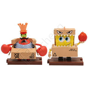 Muñeco Sorpresa Mr. Krabs Cardboard Hero, Juguetes de <span class=keywords><strong>Huevo</strong></span> Sorpresa para Cápsulas Gashapon, Bolas de Juguete, Regalo para Máquinas de Garra y Vending, 100-120mm - Product Image 3