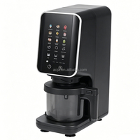 Machine à glace 700W avec 10 programmes, 430ml, idéale pour la préparation de gelato, sorbet, milkshake, yaourt glacé, contrôle par bouton, affichage, CE