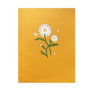 Carte de vœux pop-up 3D personnalisable en forme de bouquet de lys, en papier recyclable, design européen, cadeau de luxe pour les fêtes, bénédiction d'entreprise - Product Image 4