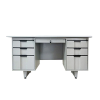 Tiroirs de rangement Mobilier de bureau Piédestal Bureau en acier Bureau Table d'ordinateur