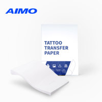AIMO produk baru Ukuran A4 kertas fotokopi lebih murah kertas stensil tato termal 100 lembar/kotak