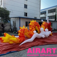 Dragon gonflable géant dragon chinois gonflable
