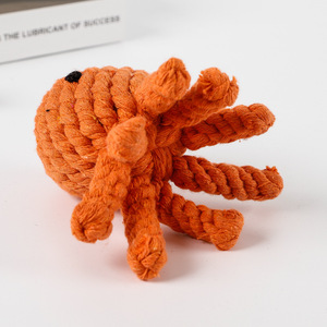 Grand jouet à mâcher pour chien en forme de pieuvre, corde en coton, durable, pour le nettoyage des dents, jouet pour animaux de compagnie, 14*8cm, 85g - Product Image 2