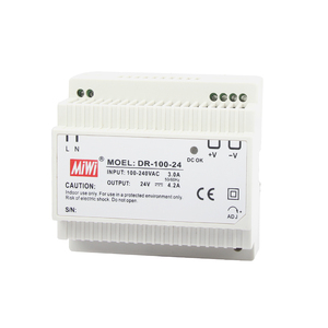 Miwi DR-100-12 vỏ nhựa 115VAC 230VAC để DC 12V 7.5A 100W cung cấp điện - Product Image 1