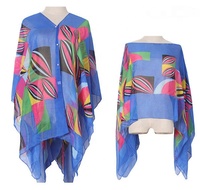 Sora — robe de plage décontractée avec imprimé de grande fleur, pour les femmes, style poncho, sarong, nouvelle collection de 2022