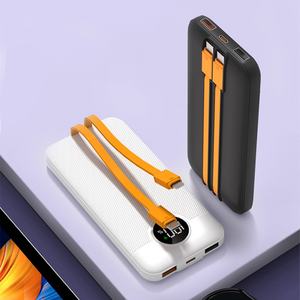 Batterie externe de voyage rechargeable de grande capacité 20000mah 30000mah avec câble de charge intégré 22.5W - Product Image 6