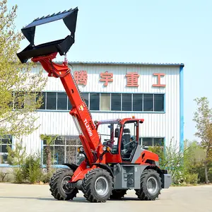 Loader Wheel 2500kg Telescopic Wheel Loader TL2500 Agricultural Farm Tractor Mini Loader