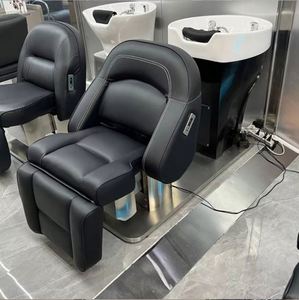 2025 sobre lumière luxe shampooing et lit de Massage Circulation de l'eau lit de beauté tête de Massage électrique thérapie shampooing lit - Product Image 3