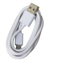 Câble Micro USB blanc de 1 mètre pour la charge et le transfert de données ultra-rapides des téléphones mobiles
