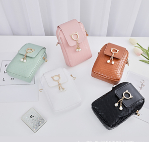 2024 Phone <strong>Bags</strong> for Women Pearl Tassel Cover Type Female <strong>Handbag</strong> Single <strong>Shoulder</strong> <strong>Bag</strong> Crossbody <strong>Bag</strong> High Quality PU Polyester - Product Image 3
