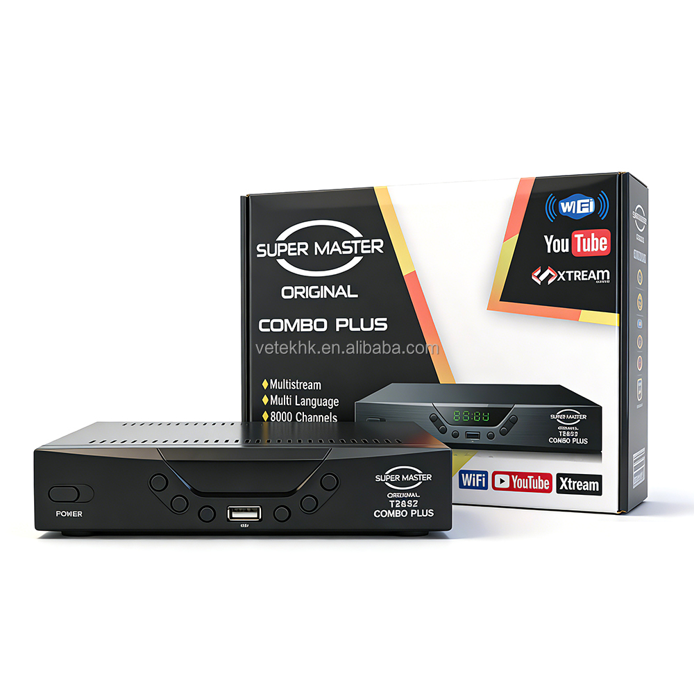 DVB-T2/S2/C <strong>Combo</strong> Satellite TV Receivers <strong>Decoder</strong> H.264 1080P Set Top Box <strong>Decoder</strong>
