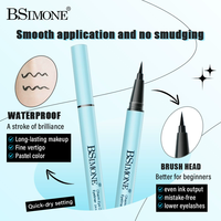 Eyeliner Liquide Multifonctionnel Ultra-fin Tendance Transfrontalière, Imperméable, Anti-bavure, Longue Tenue, Vente en Gros