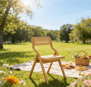 Long <strong>Bamboo</strong> Dining <strong>Chair</strong> Modern Durable Home Furniture Folding <strong>Chair</strong> - Product Image 3