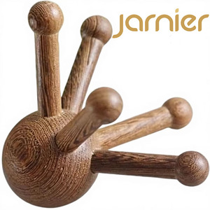 Outil de <span class=keywords><strong>massage</strong></span> en bois pour points de pression, forme d'araignée à 6 pattes, masseur manuel avec fonction musicale pour le cuir chevelu, le dos, le <span class=keywords><strong>cou</strong></span> <span class=keywords><strong>et</strong></span> les épaules - Product Image 1