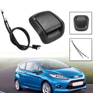 Poignée de câble de siège avant en cuir PU pour Ford Fiesta Mk6 3 portes, ensemble gauche et droit - Product Image 2
