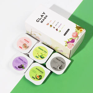 Özel Private Label cilt bakımı seti (yeni) zerdeçal YEŞİL ÇAY pembe gül yüz çamur kil maskesi akne cilt taşınabilir yüz çamur maskesi - Product Image 2