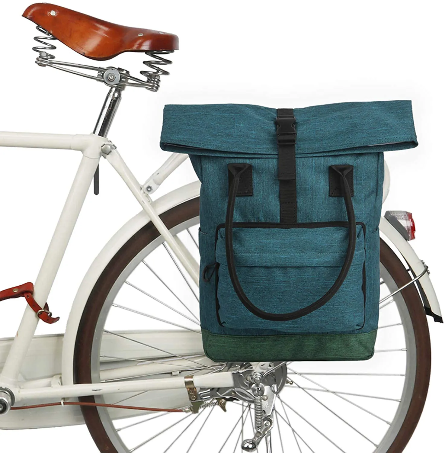 Bike Bag Bicycle Panniers Waterproof Rack Trunks Rear Seat Carrier Pack Backpack