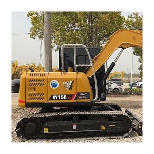 Excavatrice d'occasion en bon état SANY75 SANY35 60 75 pelleteuses de machines de construction d'occasion à vendre - Product Image 1