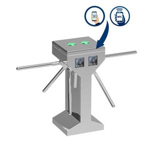 Kiểm soát truy cập cửa quay với thẻ mặt QR mã <span class=keywords><strong>turnstile</strong></span> Tripod 3 cánh tay thả cánh tay di chuyển cho các sự kiện - Product Image 3