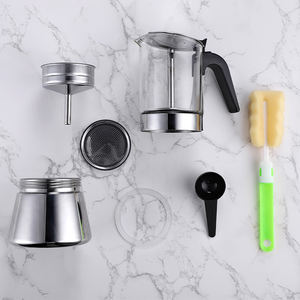 Cafetera <span class=keywords><strong>Moka</strong></span> Moderna Mejorada, Fácil de Abrir/Cerrar, Cafetera Portátil y Fácil de Usar para Acampar al Aire Libre - Product Image 4