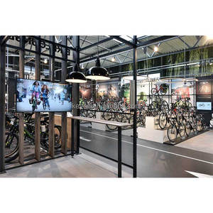 บริการครบวงจรที่กำหนดเอง<span class=keywords><strong>จักรยาน</strong></span>ร้านค้าเฟอร์นิเจอร์ยืนแสดงร้านค้าเคาน์เตอร์ที่เหมาะสมจักรยานชั้นวางจอแสดงผล - Product Image 5