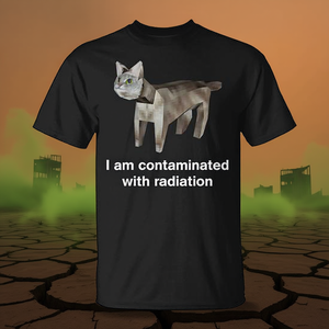 Camiseta con meme de gato: Estoy contaminado por radiación - Product Image 3