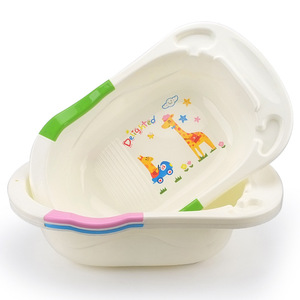 Household Plastic Portable Bathing Tub Kids Bathtub Baby Bath Basin for Bathroom