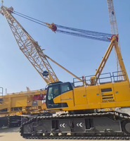 Grue de construction fiable de 100 tonnes, flèche de 73 m, grue sur chenilles XGC100 avec moteur monté sur le dessus pour les levages à grande échelle