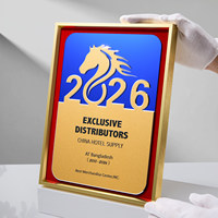 Plaque en bois personnalisée pour sublimation avec cadre en aluminium vierge, impression UV, trophée durable
