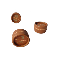 Mini Kraft Carton Baume À Lèvres Boîte De Papier Ronde 5ml En Gros Déodorant Conteneur Bâton Pot Emballage Rouge À Lèvres Papier Tube