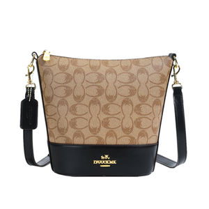 Sac seau de style rétro européen-américain avec fermoir arrière, en PU, doublure intérieure en fibre de polyester. - Product Image 4