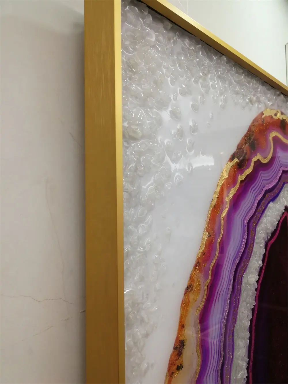 Arte de pared islámico, pintura de porcelana de cristal con caligrafía islámica impresa, arte de pared musulmán