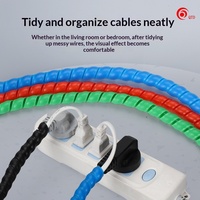 Tubo Corrugado para Cableado, Aislamiento de Cable Abierto, Funda Protectora Ignífuga, Materia Prima Importada, Corte ISO9001