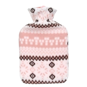 Borsa dell'Acqua Calda Elettrica Extra Large SC ECOMMERCE, Motivo Rosa, Capacità 2000ml, Funzione Riscaldante per Mani, PVC e Flanella - Product Image 1