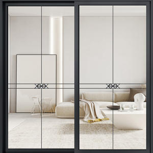 <span class=keywords><strong>Porte</strong></span> coulissante en aluminium robuste, haute résistance au vent, fourniture pour grands projets, fabricant OEM - Product Image 4