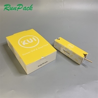 Runxing Boîtes à hot-dog en papier écologique compostables personnalisés Boîte à emporter rapide Emballage alimentaire